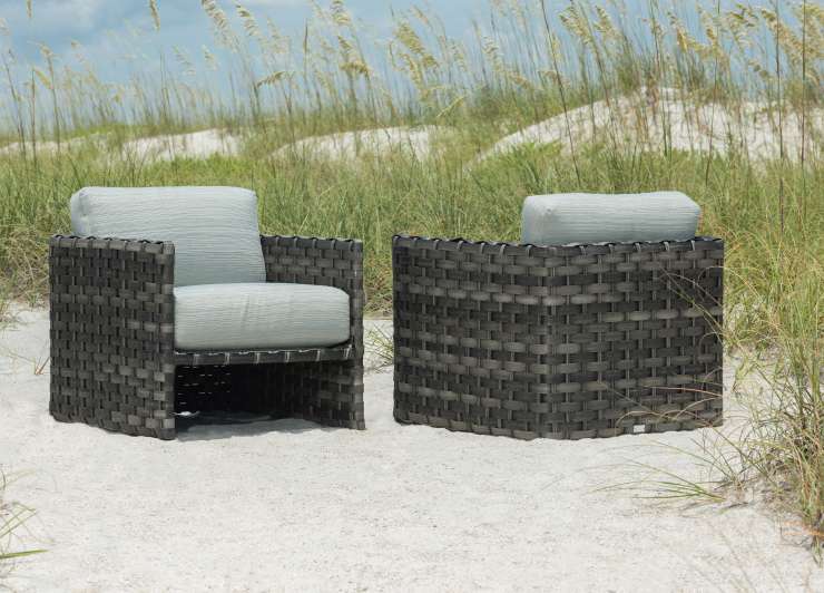 ebel allegre outdoor woven club chair